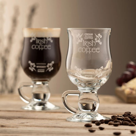 G200032 Irish Cream Coffee Mugs with Engraved Recipe Creative Irish gift