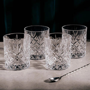 G25180 Galway Crystal Irish Decanter and Glasses Set 4 glases  Creative Irish Gifts