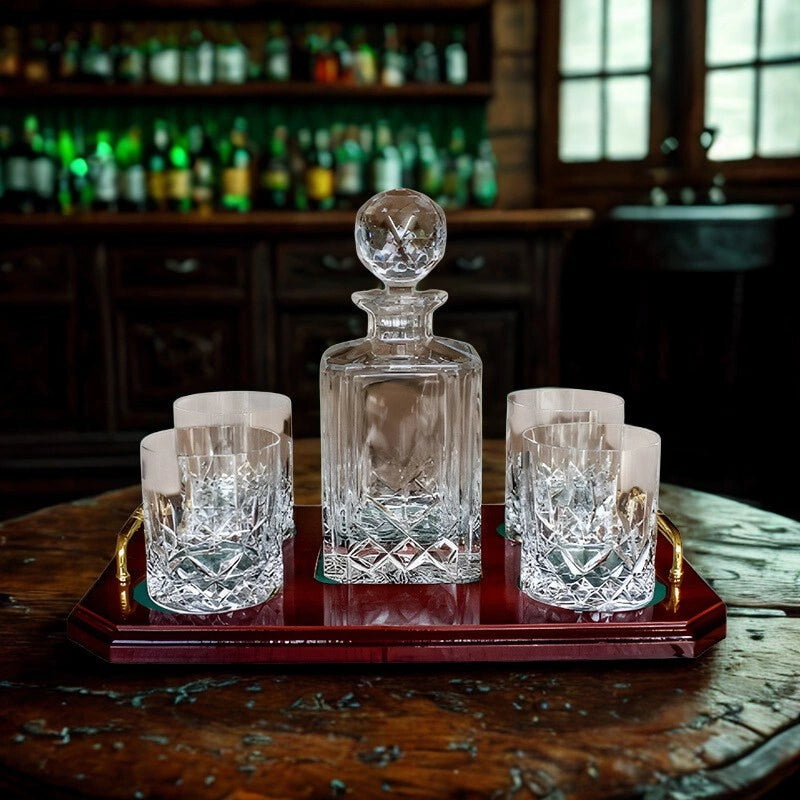 G25180 Galway Crystal Irish Decanter and Glasses Set Creative Irish Gifts