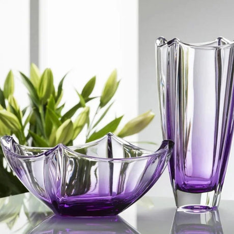 Galway Crystal Amethyst Irish Bowl Creative Irish Gifts