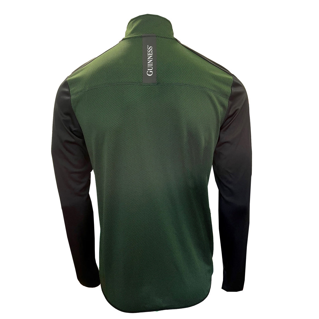 G5231 Guinness Quarter Zip Shirt with Harp Embroidery Creative Irish Gifts Back View
