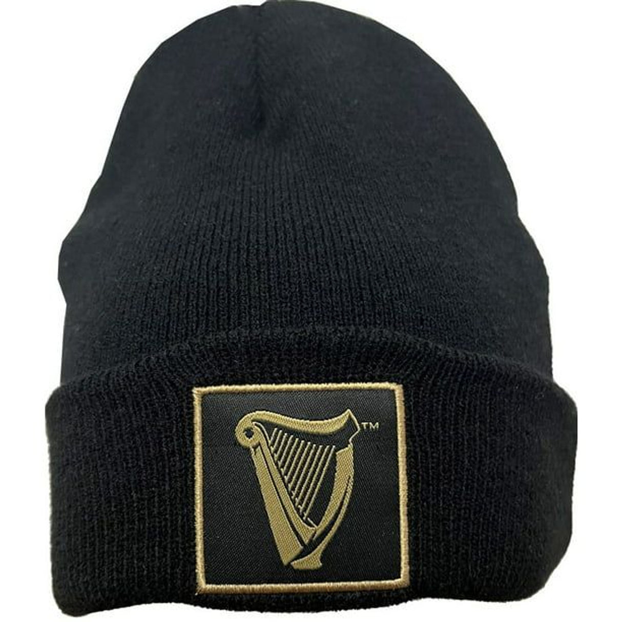 G6261-OS Black Guinness Logo Beanie Creative Irish Gifts
