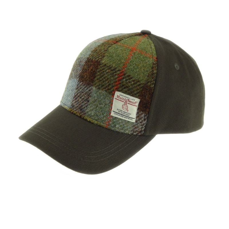 Handwoven Scottish Harris Tweed Baseball Cap Macleod Creative Irish Gift