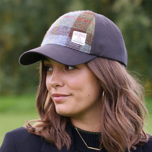 Handwoven Scottish Harris Tweed Baseball Cap Creative Irish Gift
