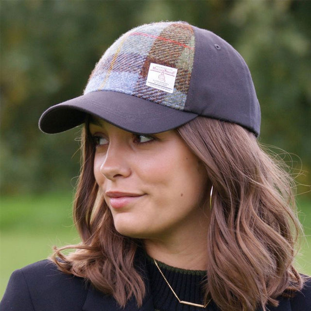 Handwoven Scottish Harris Tweed Baseball Cap Creative Irish Gift