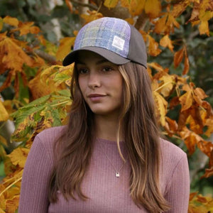 Handwoven Scottish Harris Tweed Baseball Cap Lifestyle Creative Irish Gift