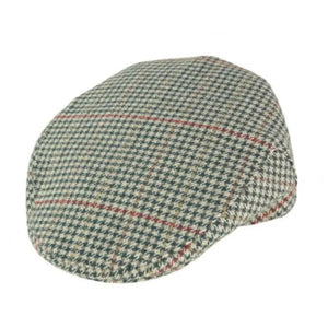 Men's Harris Tweed Plaid Flat Cap Tweed 1 Creative Irish Gifts