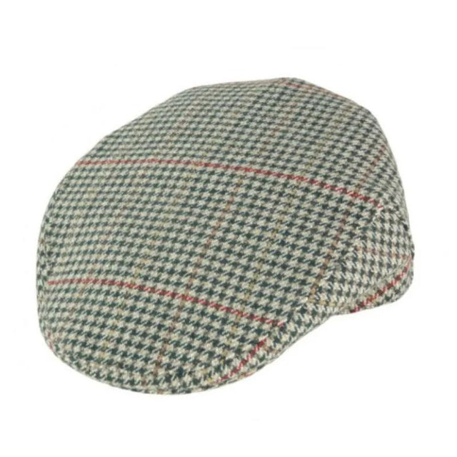 Men's Harris Tweed Plaid Flat Cap Tweed 1 Creative Irish Gifts
