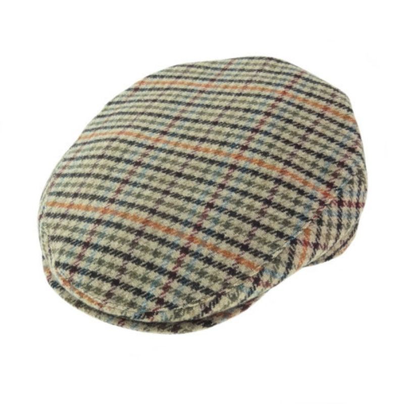 Men's Harris Tweed Plaid Flat Cap Tweed 3 Creative Irish Gifts