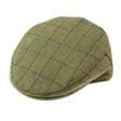 Wool Tweed Chequered Scottish Flat Cap Tweed 1 Creative Irish Gifts