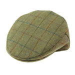 Wool Tweed Chequered Scottish Flat Cap Tweed 1 Creative Irish Gifts