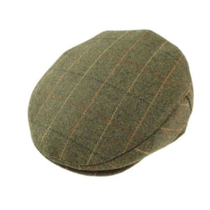 Wool Tweed Chequered Scottish Flat Cap Tweed 2 Creative Irish Gifts