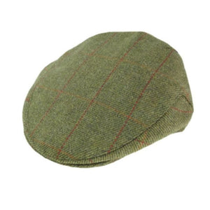 Wool Tweed Chequered Scottish Flat Cap Tweed 3 Creative Irish Gifts