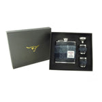 Set of Harris Tweed Hip Flask with Cups - Creative Irish Gifts