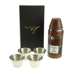 Harris Tweed Hunting Flask Gift Set Macleod Creative Irish Gifts