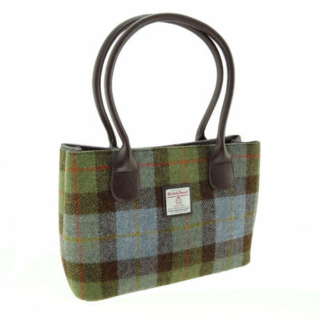 Scottish Tartan Harris Tweed Tote Bag Macleod Creative Irish Gifts