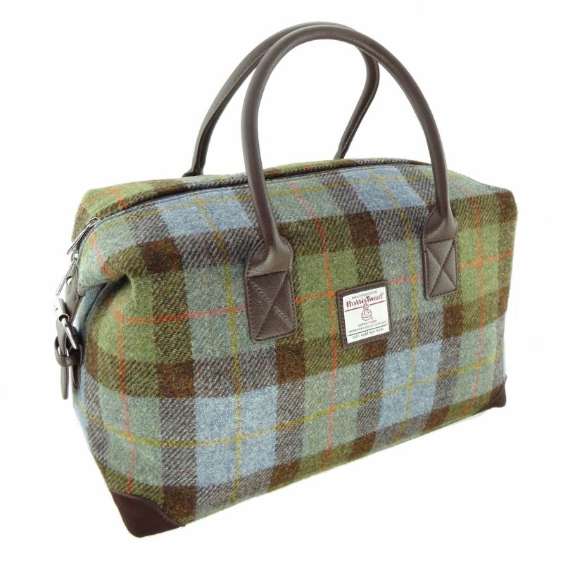 Scottish Tartan Harris Tweed Overnight Bag Macleod Creative Irish Gifts
