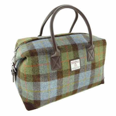 Scottish Tartan Harris Tweed Overnight Bag Macleod Creative Irish Gifts