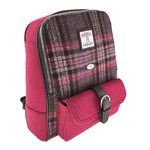 Tartan Harris Tweed Naver Backpack - Creative Irish Gifts