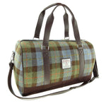 Harris Tweed Duffle Bag with Scottish Tartan Macleod Creative Irish Gifts