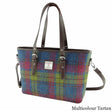 GA-LB1028-COL046 Ladies Harris Tweed Large Shoulder Bag, Blue Plaid Creative Irish gift