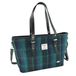 Ladies Harris Tweed Large Shoulder Bag, Turquoise Creative Irish Gift