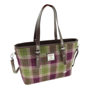  Ladies Harris Tweed Large Shoulder Bag, Heather Creative Irish Gift