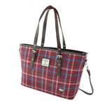  Ladies Harris Tweed Large Shoulder Bag, Rust Pink Creative Irish Gift