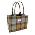 Handcrafted Harris Tweed Tote Bag with Tartan Pattern Macleod Creatie Irish Gifts