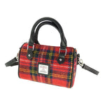Leather & Harris Tweed Mini Duffle Bag Royal Stewart Creative Irish Gifts
