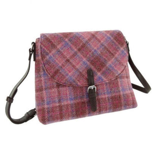 Harris Tweed Shoulder Torridon Bag Pink Creative Irish Gifts