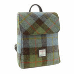 Harris Tweed Mini Backpack with Tartan Pattern Macleod Creative Irish Gifts