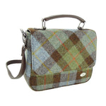 Mini Harris Tweed Satchel with Tartan Pattern Macleod Creative Irish Gifts
