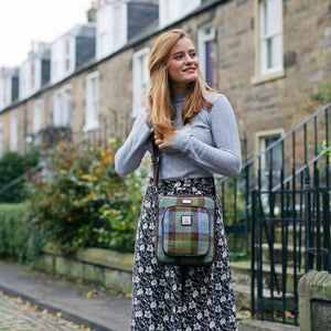 Scottish Tartan Harris Tweed Travel Bag Macleod Lifestyle  Creative Irish Gifts
