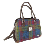 Handmade Harris Tweed Plaid Tote Bag Multi Colour Creative Irish Gifts