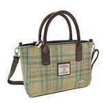 Ladies Harris Tweed Mini Bag Beige Creative Irish Gifts 
