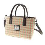 Ladies Harris Tweed Mini Bag Coral  Creative Irish Gifts 