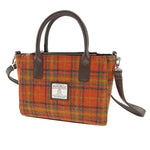 Ladies Harris Tweed Mini Bag Dep Orange Creative  Irish Gifts 