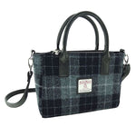 Ladies Harris Tweed Mini Bag Grey Black Creative  Irish Gifts 