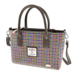 Ladies Harris Tweed Mini Bag Jazzy Weave Creative  Irish Gifts 