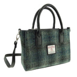 Ladies Harris Tweed Mini Bag Moss Green Creative  Irish Gifts 