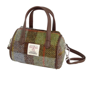 Handwoven Mini Harris Tweed Bowling Bag Macleod Creative Irish Gifra