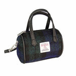 Handwoven Mini Harris Tweed Bowling Bag Black Watch Creative Irish Gifra