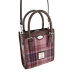 Handwoven Harris Tweed Tall Tote Bag Pink Creative Irish Gifts