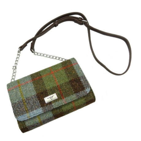 Women's Harris Tweed Wallet Shoulder Bag Macleod Creative Irish Gifts