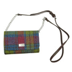 Women's Harris Tweed Wallet Shoulder Bag Multi Colour Creative Irish Gifts
