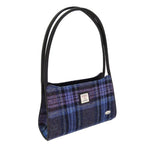Glen Appin Harris Tweed Shoulder Bag Blue Purple Creative Irish Gifts