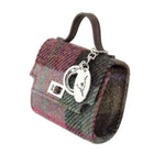 Tartan Design Harris Tweed Mini Wee Bag Muted Green Creative Irish Gifts