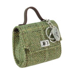 Tartan Design Harris Tweed Mini Wee Bag Green Creative Irish Gifts