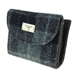 Ladies Harris Tweed Jura Small Wallet Grey Black Creative Irish Gifts
